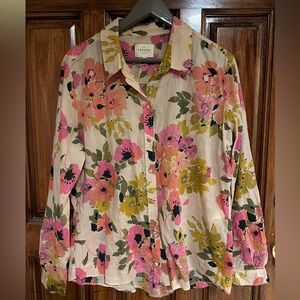 SEZANE Ann Shirt Automne Glow - Size 42 (US 10)